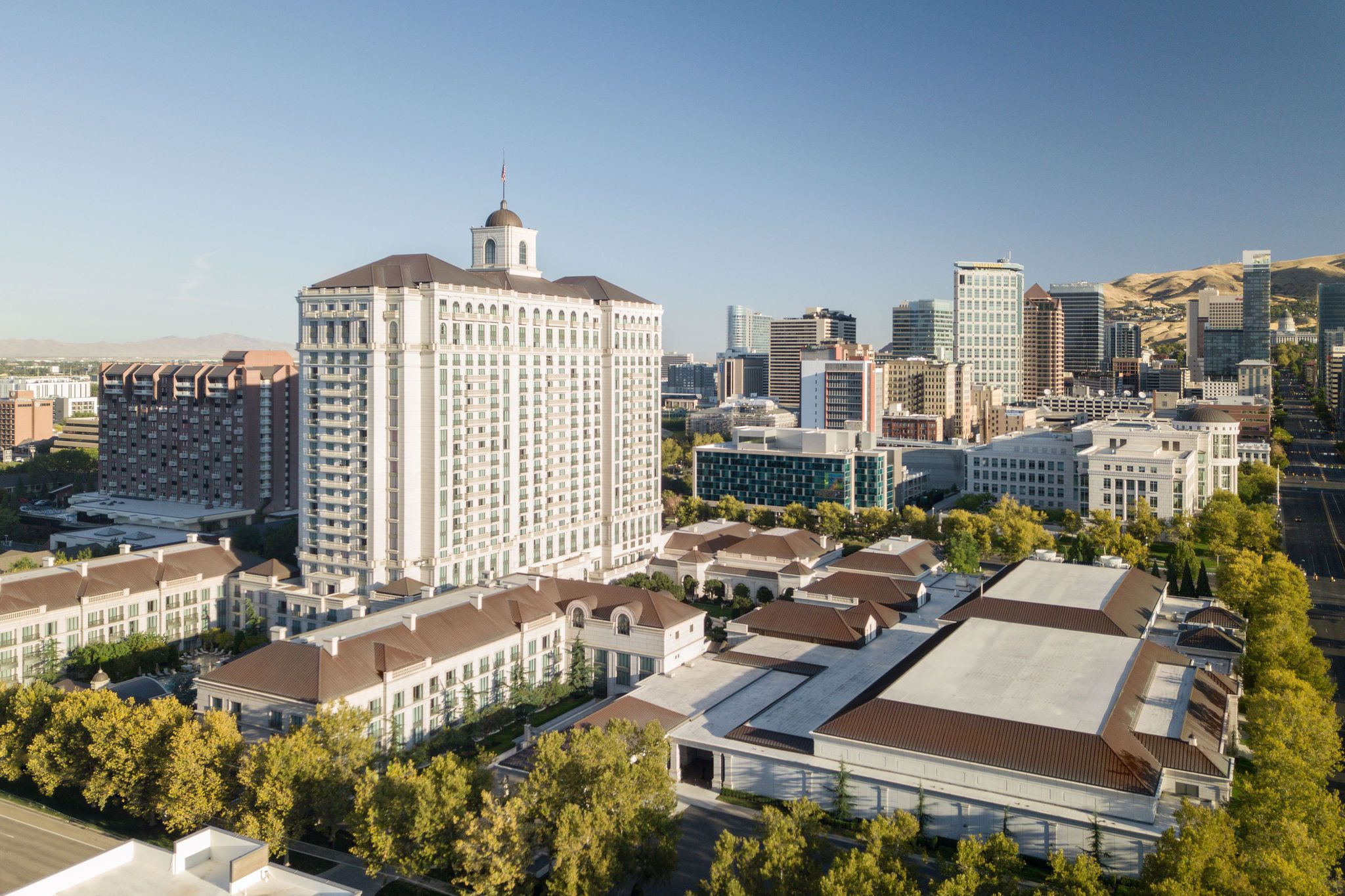 Exterior of Grand America Hotel