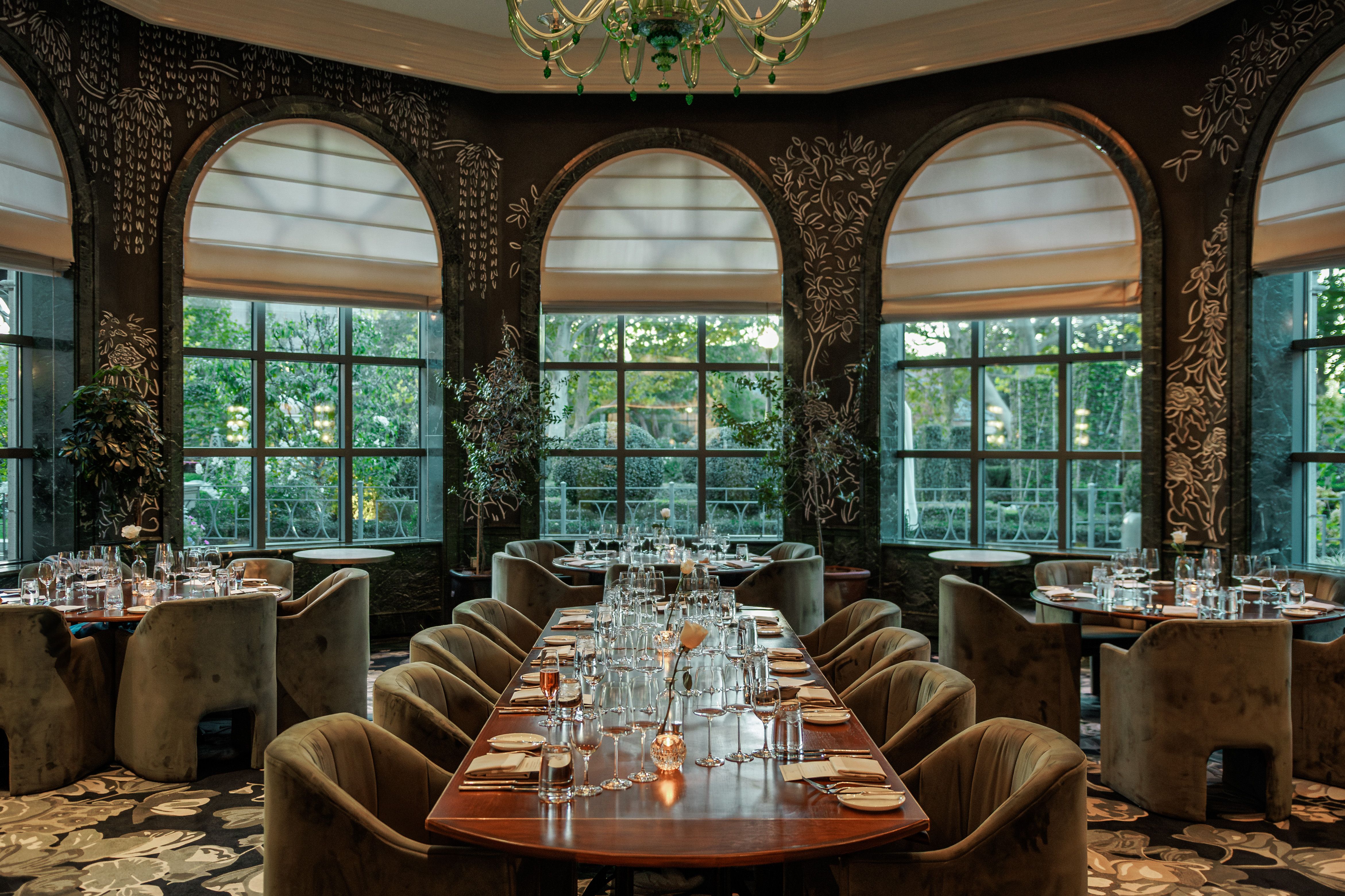 Private dining room at Laurel Brasserie & Bar