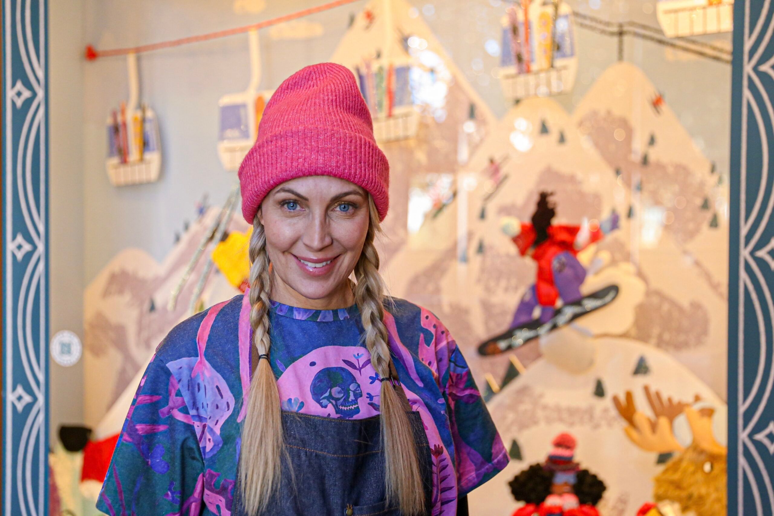 Faces of The Grand: Jonnie Hartman Brings [[\u201c]]Color and Whimsy[[\u201d]] to the 2022 Window Stroll