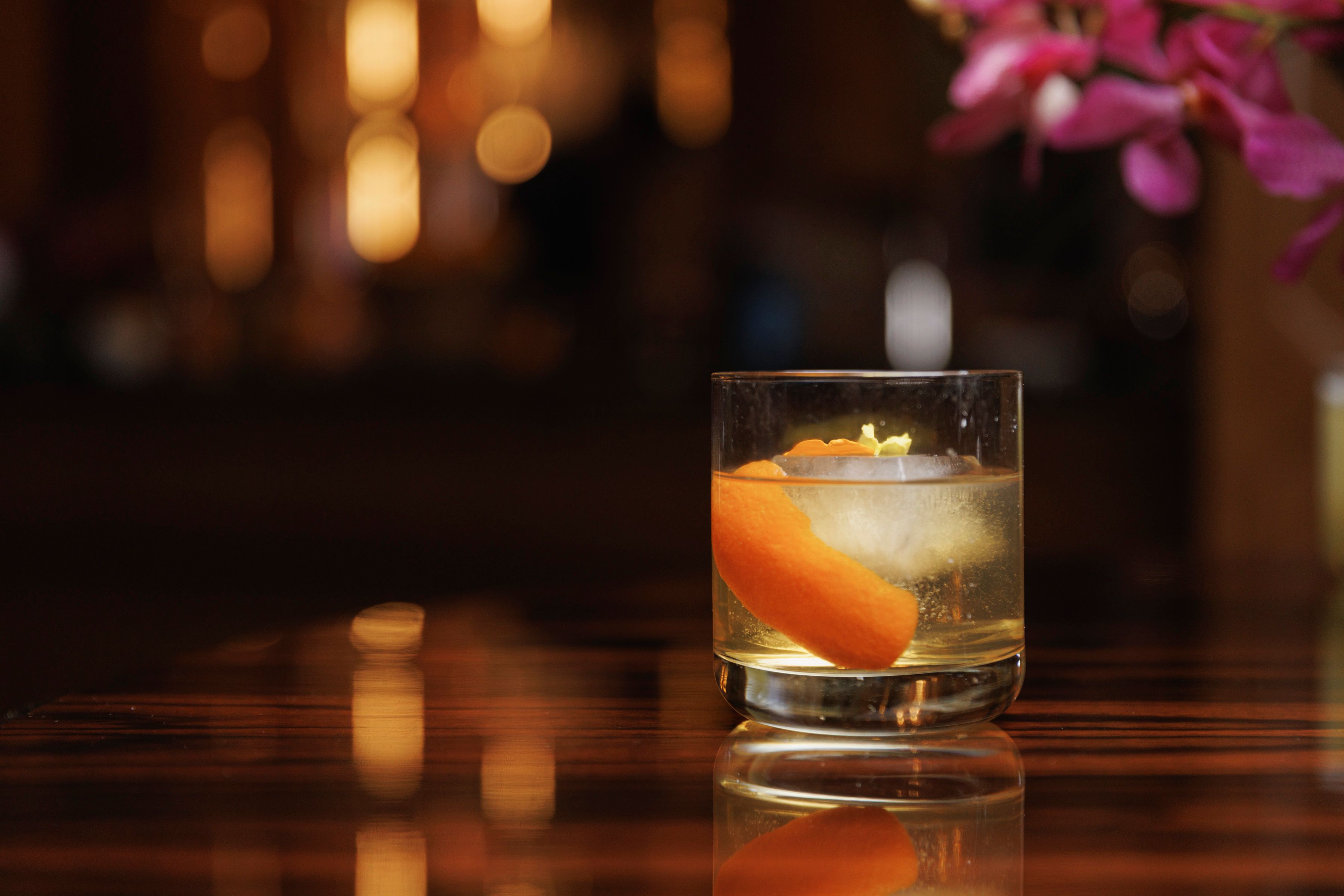 Orange Blossom Old Fashioned cocktail