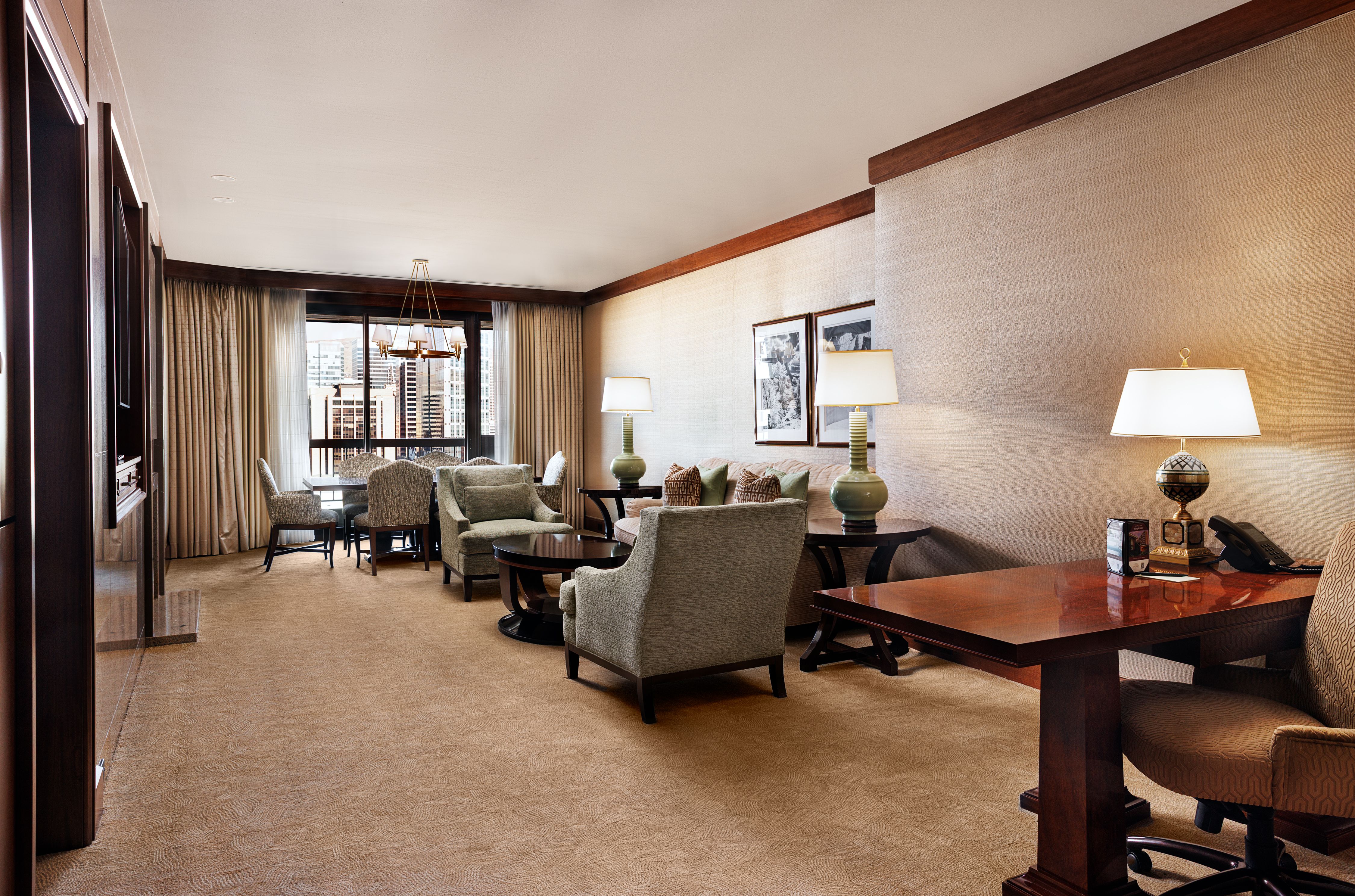 Little America Salt Lake Presidential Suite living room