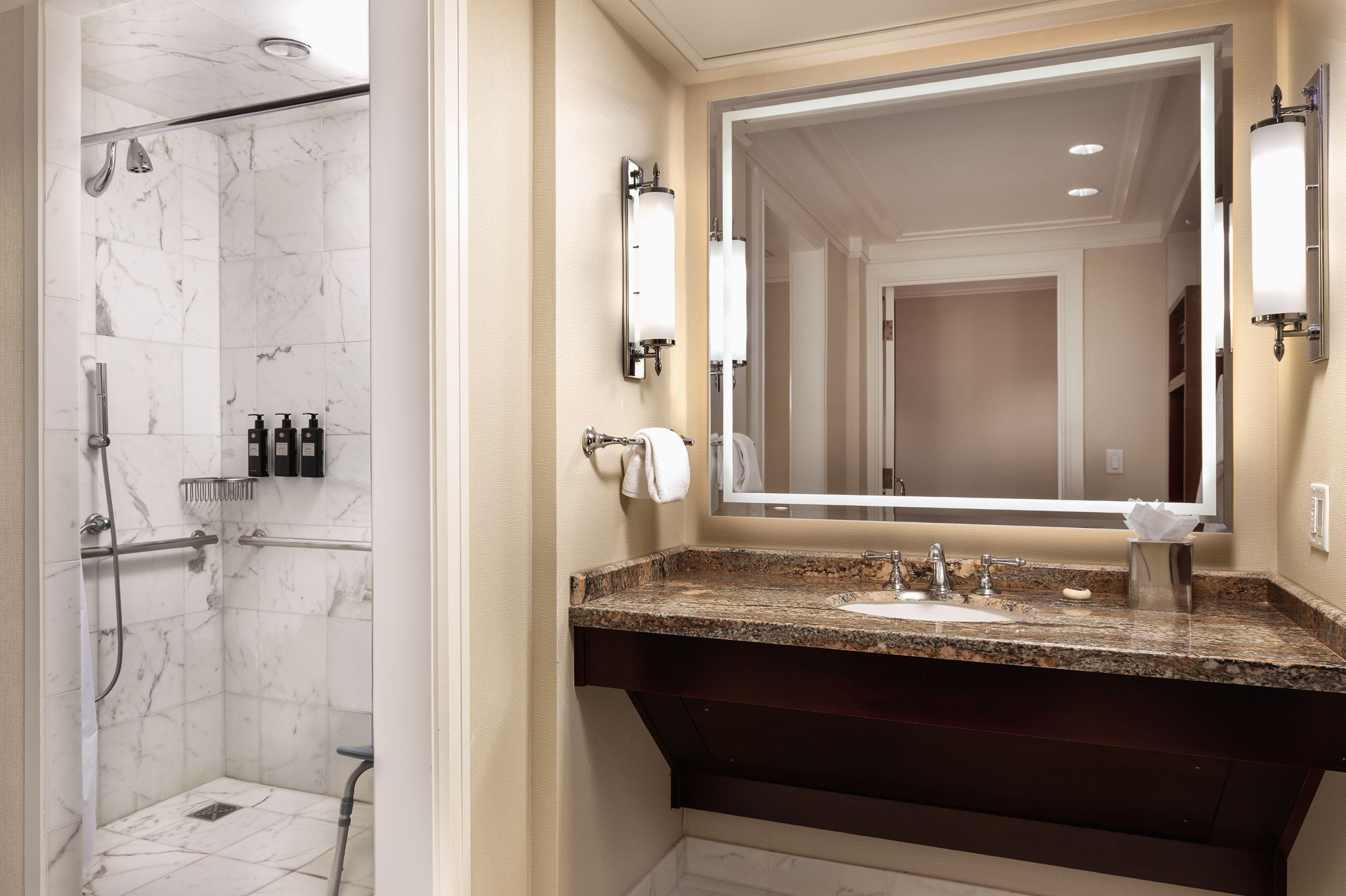 Little America Salt Lake Accessible Rooms bathroom